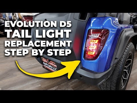 Tail Light Replacement For Evolution D5 Golf Carts