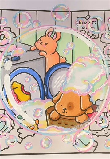 Creative Bubble Effects in Art