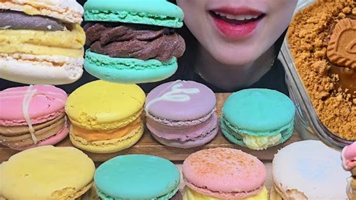 【bbang面包夫人】0226更新中字||胖胖马卡龙/莲花奶油芝士蛋糕 ✨️✨️||咀嚼音/ASMR