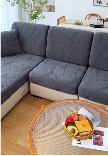 These sofa cushions are so beautiful and practical! # SofaCushionRecommendation # SofaCover # SofaCushion #MySofa