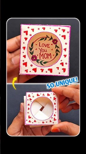 DIY Mother's Day Card! 💖 Mother's Day Gift Idea #diy #mothersday #shorts