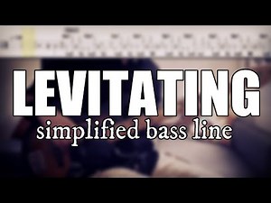 Levitating - Dua Lipa | Simplified bass line with tabs #42