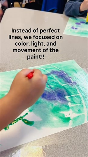 This week we explored colors, light, and shadows inspired by Claude Monet. Drop by drop, little brushstrokes turned into a dreamy water lily garden! #artsmart #monetmagic #monetmonetmonet #tinyartist #artwithmissginger | Miss Ginger's Art Cart