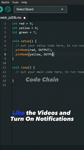 Making a Traffic Light with Arduino | ARDUİNO | SOFTWARE #shorts