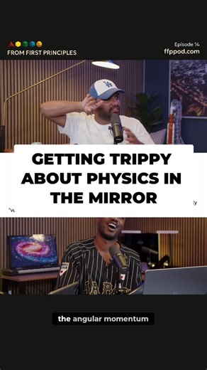 From First Principles on Instagram: "Mind-bending physics! Mirror images reveal that angular momentum doesn't change. Axial vectors are NOT true vectors. Trippy, right? #PhysicsFacts #AngularMomentum #ScienceExplained #STEMEducation #PhysicsFun #MirrorWorld #ScienceTok"