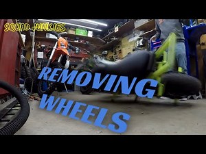 How to remove Honda Grom wheels