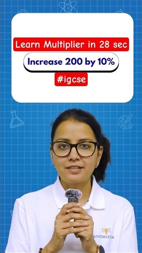 Percentage Multiplier explained in 28 Sec🧐 #igcse #edexcel #igcsemaths #igcsemaths #percentage