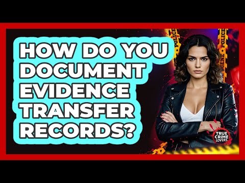 How Do You Document Evidence Transfer Records?