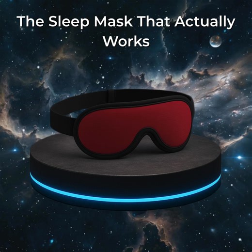 Falling asleep has never been so effortless. 😴 The Dreamshade Sleep Mask gives you: 🌑 100% Total Blackout ✨ Adjustable comfort 😌 Zero pressure on your eyes Perfect for deep, restorative sleep. Experience the mask designed for true rest. 👇🏻 | Sleep Oasis