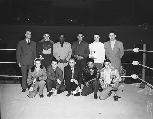 From the Journal archives | 1951: 10 K-O's in Journal-Tribune Golden Gloves tournament