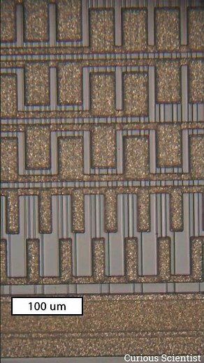 Inside of an NC6570 #chip #electronics #microscope