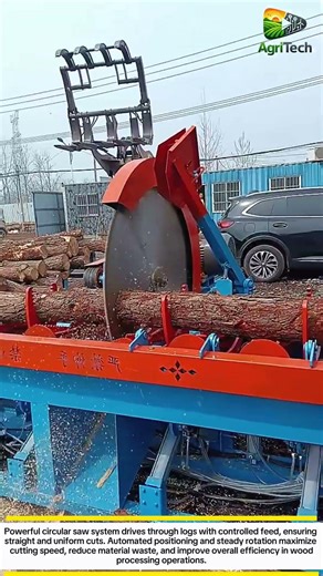 High Speed Log Cutting Machine Delivering Perfect Precision Slices