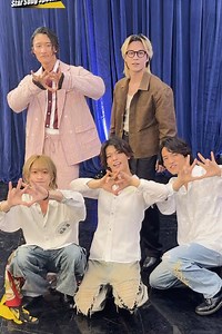 あれれ🎙️？？ #SnowMan(@Snow Man_MENT RECORDING ) の『#カリスマックス 』を #岩本照 さん #TravisJapan(@Travis Japan ) #松田元太 さん #BandZAI #ジュニア(@ジュニア【公式】 ) #橋本涼 さん#菅田琳寧 さん#鈴木悠仁 さんに踊っていただきました！！ 🎶『#StarSongSpecial』は Prime Videoにて配信中‼ #スタソン