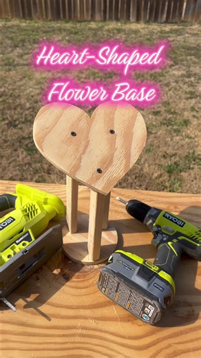 Custom Heart-Shaped Flower Base Creation