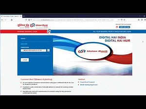 Union Bank Net Banking Registration HOW TO #unionbank #netbanking