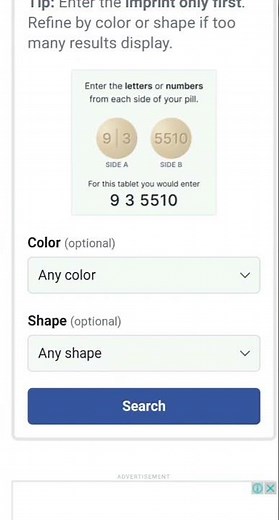 Drugs . com pill identifier example #shorts