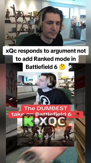 xQc Discusses Ranked Mode in Battlefield 6 Gameplay
