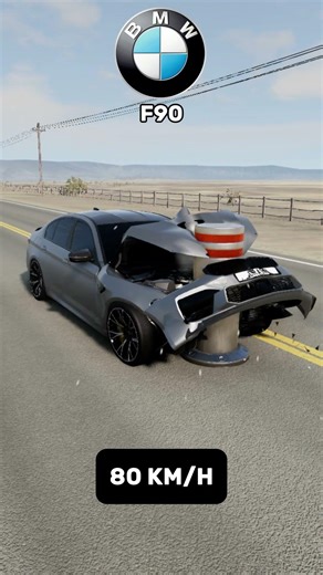 Crash Test 💥🚗 BMW M5 F90 #recommended #crashtest #bmw #m5 #f90