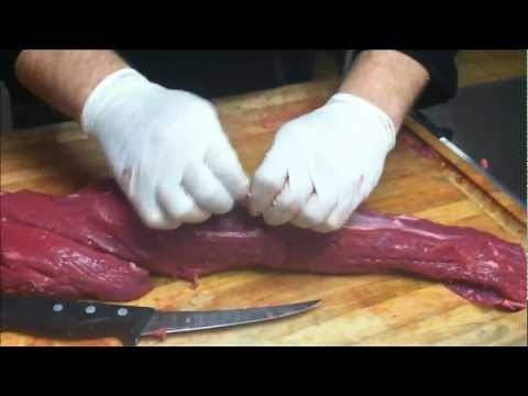 How to Prepare and Clean a Beef Tenderloin.wmv