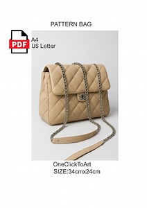 Quilted Shoulder Bag Sewing Pattern – Digital Download - Etsy Canada