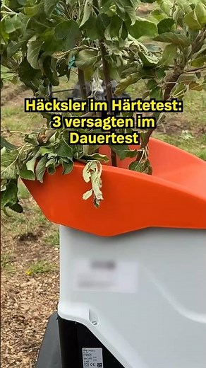 Test Gartenhäcksler 2024: Diese 3 Häcksler versagten im Härtetest (Stiftung Warentest)