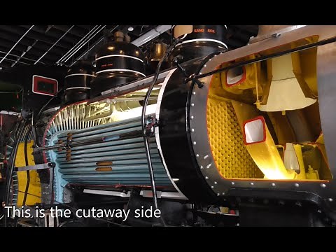 How A Locomotive Works - Cutaway Steam Locomotive