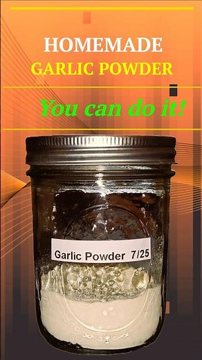 From Clove to Gold: Homemade Garlic Powder Magic