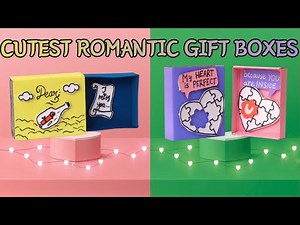How to Make Romantic Mini Gift Boxes for Your Special Someone 💝