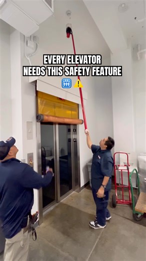 Every Elevator Needs THIS Safety Feature #shorts