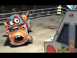 Cars Toons: Mater's Tall Tales - Monster Truck Mater Part4 - Street Fighter