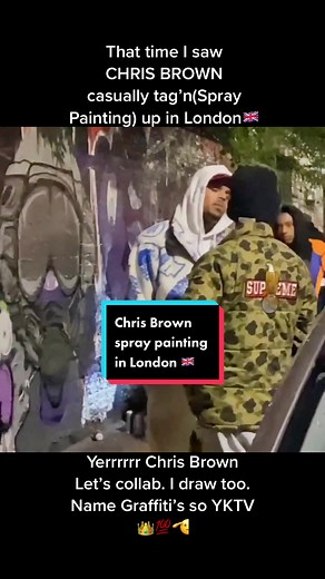 Spontaneous London Adventures with Chris Brown: Graffiti Tagging