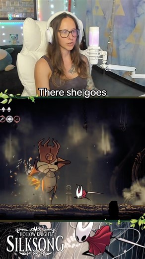 Only professional gamers are this good😎 #hollowknight #hollowknightsilksong #silksong #platformer