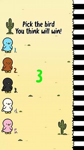 Bird Race Animation: Which Bird Will Win?