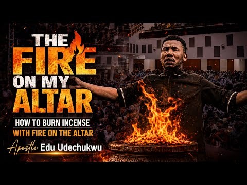 THE FIRE 🔥 ON MY ALTAR - HOW TO BURN INCENSE WITH FIRE ON THE ALTAR - APOSTLE EDU UDECHUKWU