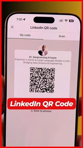 How to Create LinkedIn QR Code 🔥 Share Your Profile Instantly #linkedintips
