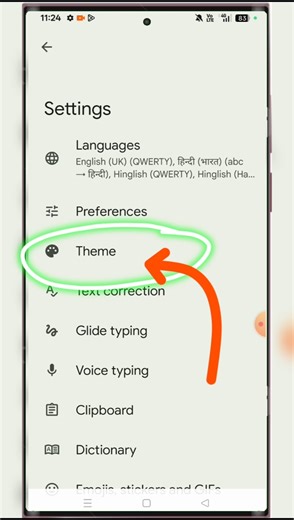 How To Change Keyboard Theme | keyboard theme change #shorts #viralshort