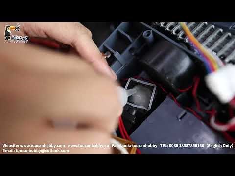 How to add smoke oil in Henglong 1/16 rc tanks