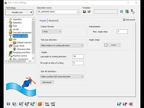 KevCAM Night School - Simultaneous 5 Axis - Tool Axis Control