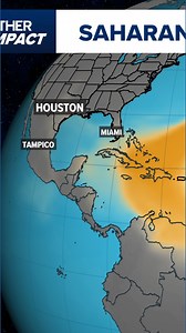 When will Houston see Saharan dust? Plume drifting across the Atlantic heading for the Gulf Coast