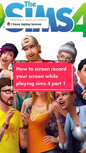 Reply to @sims_famous_4 how to screen record your screen while playing sims 4 #part1 #penguinlovers #sims4 #sims