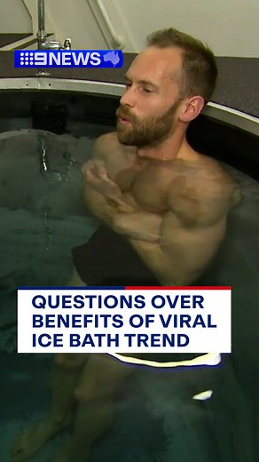 15K views · 45 reactions | People worldwide have jumped into the trend of taking ice baths, but there are questions over whether the viral practice can really improve health and wellness. 樂流 #9News | 9 News Queensland | Facebook