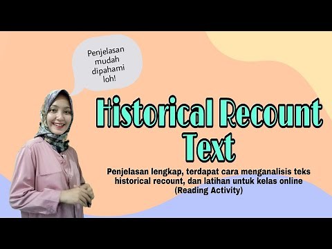 Historical Recount Text | Reading Activity