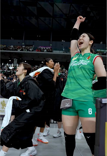 大阪マーヴェラス田中瑞稀選手の歓喜の雄叫び