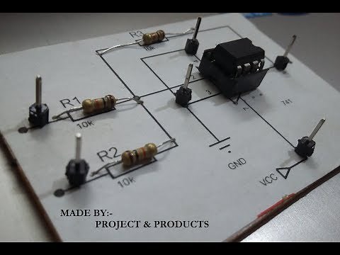 How to make Inverting Summing Amplifier Using Op Amp 741