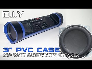 DIY PVC Bluetooth Speaker 3 Inch 100 Watt - Aiyima 3 Inch Midrange