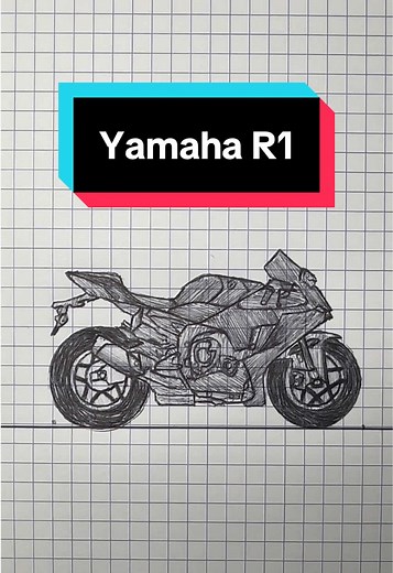 Tuto Yamaha R1 : Apprenez à dessiner la moto