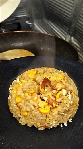 Delicious egg fried rice #simplerecipe
