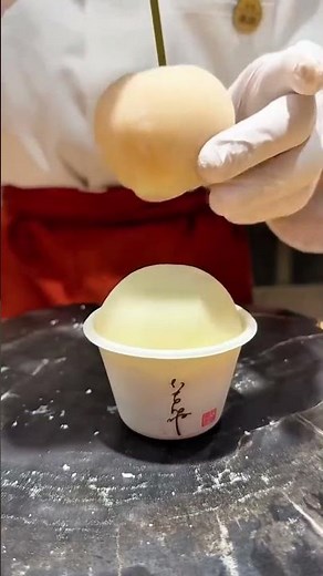 How Japanese Peach Mochi Ice Cream is Actually Made! 🍑🤯 #japanesefood #mochi