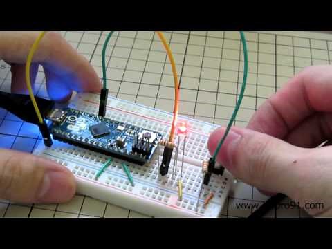 Arduino LEDをタクトスイッチでON/OFF