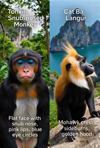 "Rarest" primate in the world.